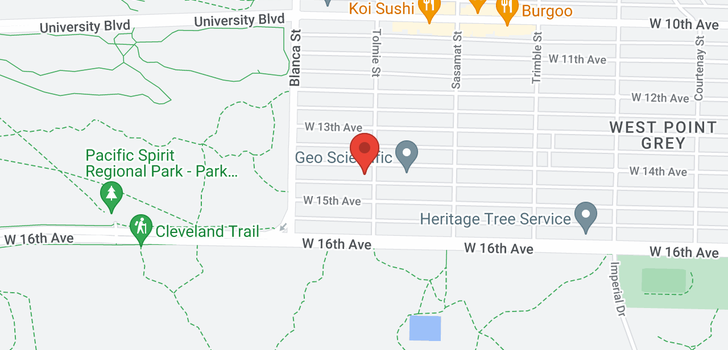 map of 4608 W 14TH AVENUE